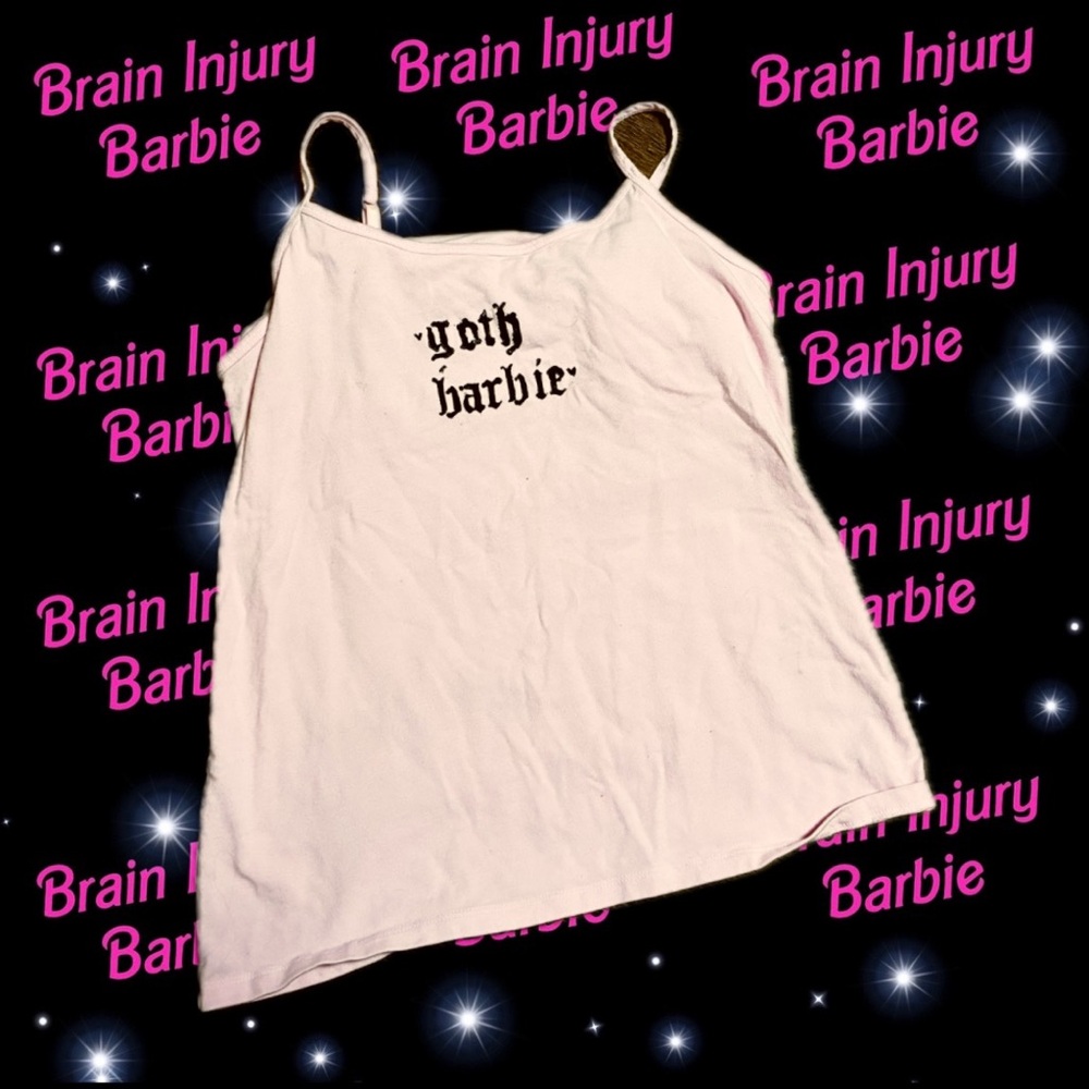 Goth Barbie tank top